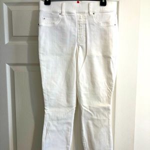 Spanx White Denim High Waisted Stretch Jean Size M